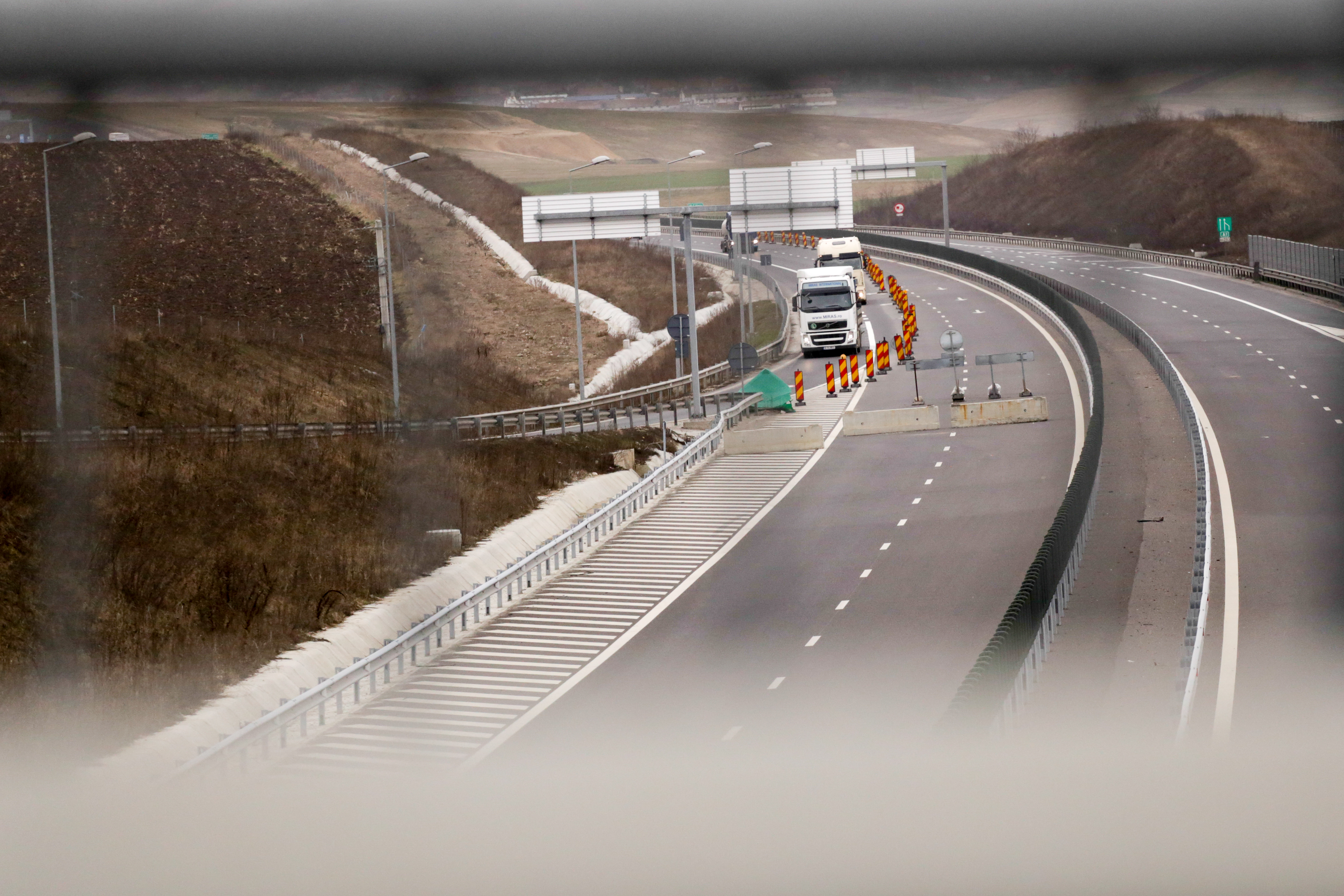 Șantier / A1 /Sebeș Sibiu / Autostrada / Restricții circulație