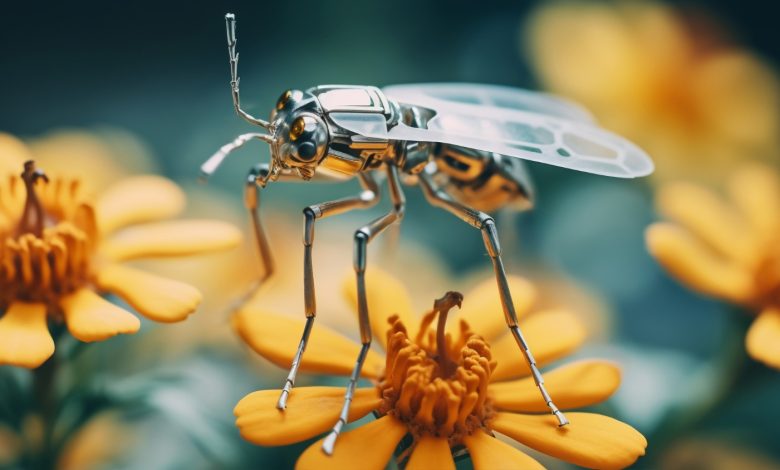 Dronele miniaturale cu AI foto Freepik