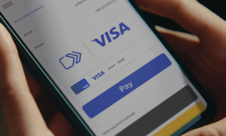 Studiu plata Visa aplicatie telefon