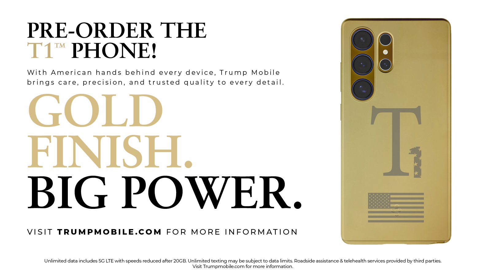 Trump Phone T1 cu design de Samsung